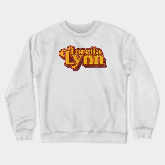 Loretta Lynn / Country Music Legend Crewneck Sweatshirt by Ilustra Zee Art